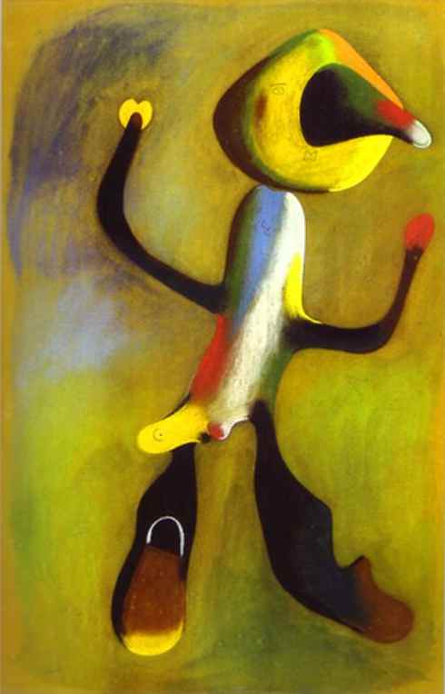 Character. 1934. Pastel on velour paper. 106.3 x 70.5 cm. Musee National d'Art Moderne, Centre Georges Pompidou, Paris, France. 