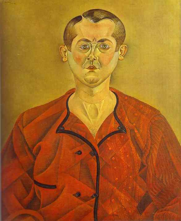 . 1919.   .  , . <br> Self-Portrait. 1919. Oil on canvas. Musee Picasso, Paris, France. <br>  75 x 60 cm 