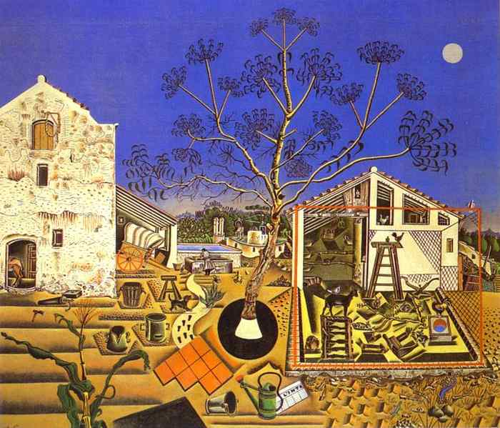 . 1921/22.   .   , . <br> The Farm. 1921/22. Oil on canvas. The National Gallery of Art, Washington, DC, USA <br>  132 x 147 cm 