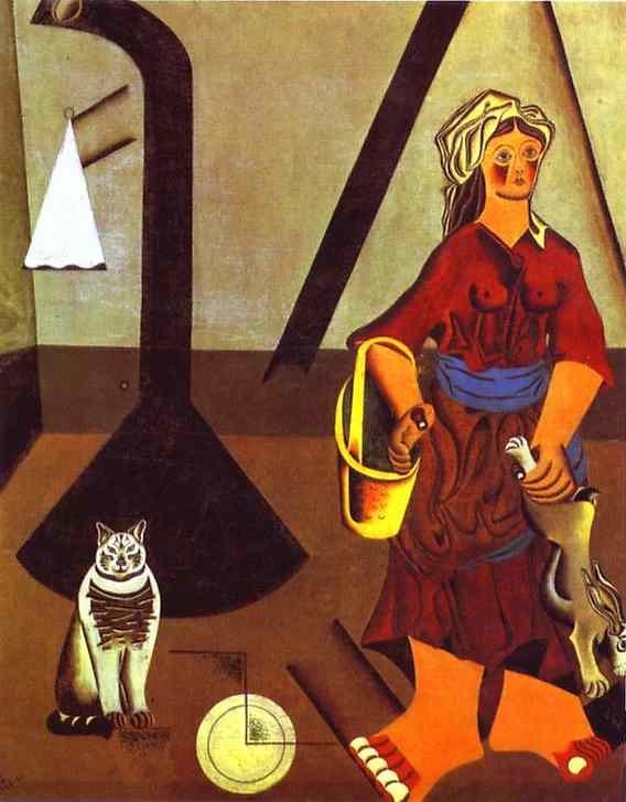  . 1922/23.   .   <br>The Farmer's Wife. 1922/23. Oil on canvas.  Private collection<br> 81 x 65 cm 