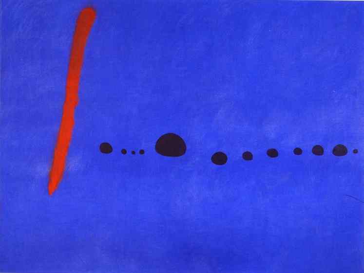  II. 1961.   .    ,   .  <br> Blue II. 1961. Oil on canvas.  Musee National d'Art Moderne, Centre Georges Pompidou, Paris, France <br> . 270 x 355 cm. 