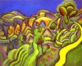 Ciurana, the Path. 1917. Oil on canvas. 60 x 73 cm. Private collection.