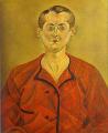 . 1919.   .  , . <br> Self-Portrait. 1919. Oil on canvas. Musee Picasso, Paris, France. <br>  75 x 60 cm