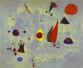     . 1946.   .   ,  <br> Women and Birds at Sunrise. 1946. Oil on canvas. Fundacio Joan Miro, Barcelona, Spain. <br> 54 x 65 cm. .