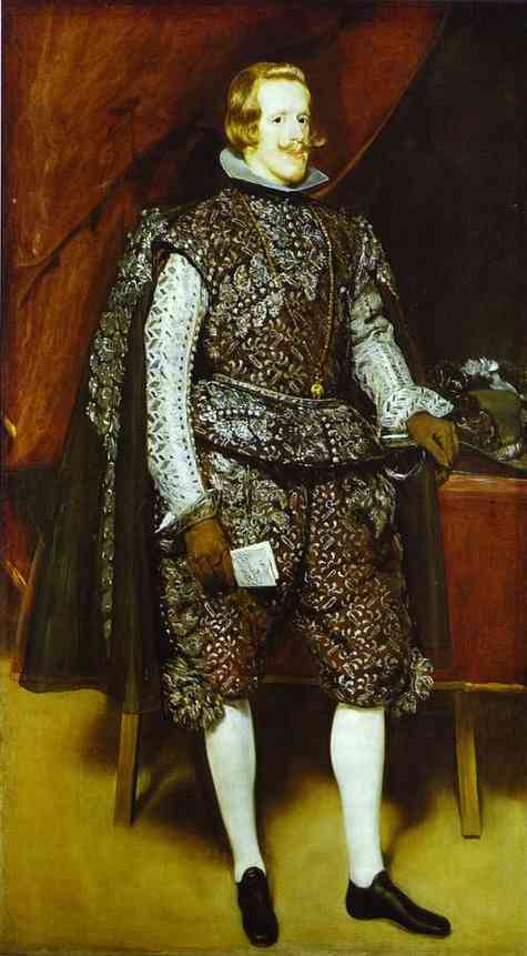  IV    . 1631/32. , .  , <br>Philip IV in Brown and Silver. 1631/32. Oil on canvas. National Gallery, London, UK.   