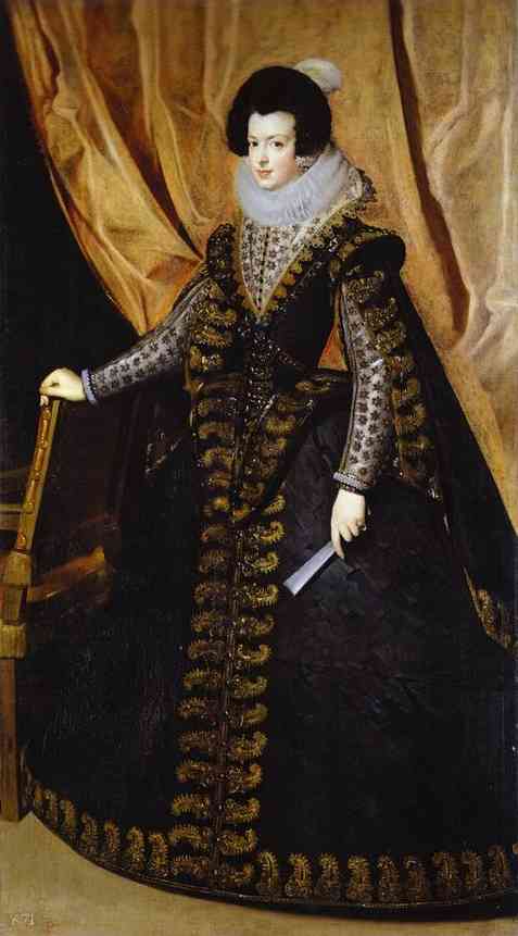    . 1631/32. , .  <br>Queen Isabel, Standing. 1631/32. Oil on canvas. Private collection.   