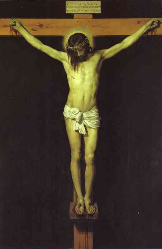  . 1632. , .  , <br>Christ Crucified. c. 1632. Oil on canvas. Museo del Prado, Madrid, Spain.   