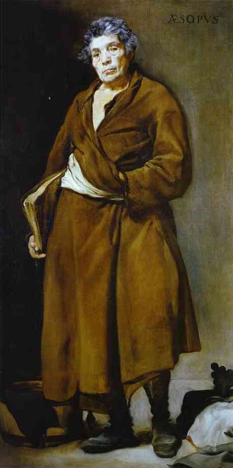 . 1639-41. , .  , <br>Aesop. c. 1639-41. Oil on canvas. Museo del Prado, Madrid, Spain.   