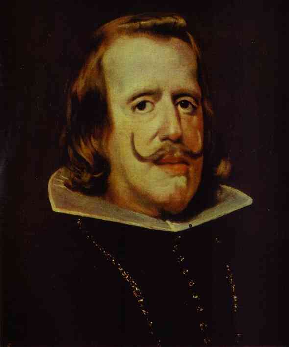   IV. 1652/53. , .   , <br>Portrait of Phillip IV. 1652/53. Oil on canvas. Kunsthistorisches Museum, Vienna, Austria.   