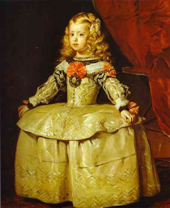  . 1636. , .   , <br>Infanta Margarita. c. 1636. Oil on canvas. Kunsthistorisches Museum, Vienna, Austria.   