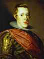  IV  . 1628. , .  , <br>Philip IV in Armour. c. 1628. Oil on canvas. Museo del Prado, Madrid, Spain.  