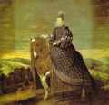   . 1634/35. , .  , <br>Queen Margarita on Horseback. 1634/35. Oil on canvas. Museo del Prado, Madrid, Spain.  