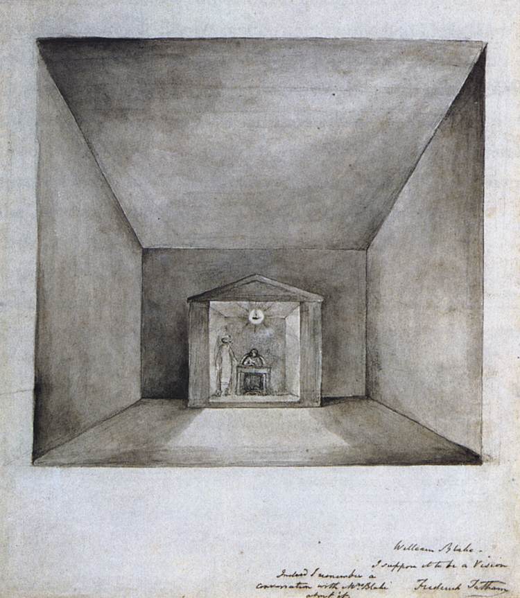 Elisha in the Chamber on the Wall. 1820. 243 x 210 mm.  ,  